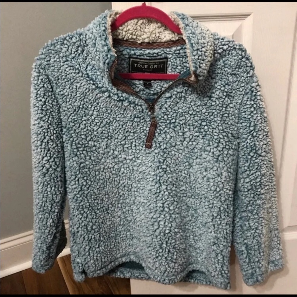 True Grit Youths' Medium Pullover Frost